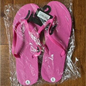 Brand new pink women’s flip flops